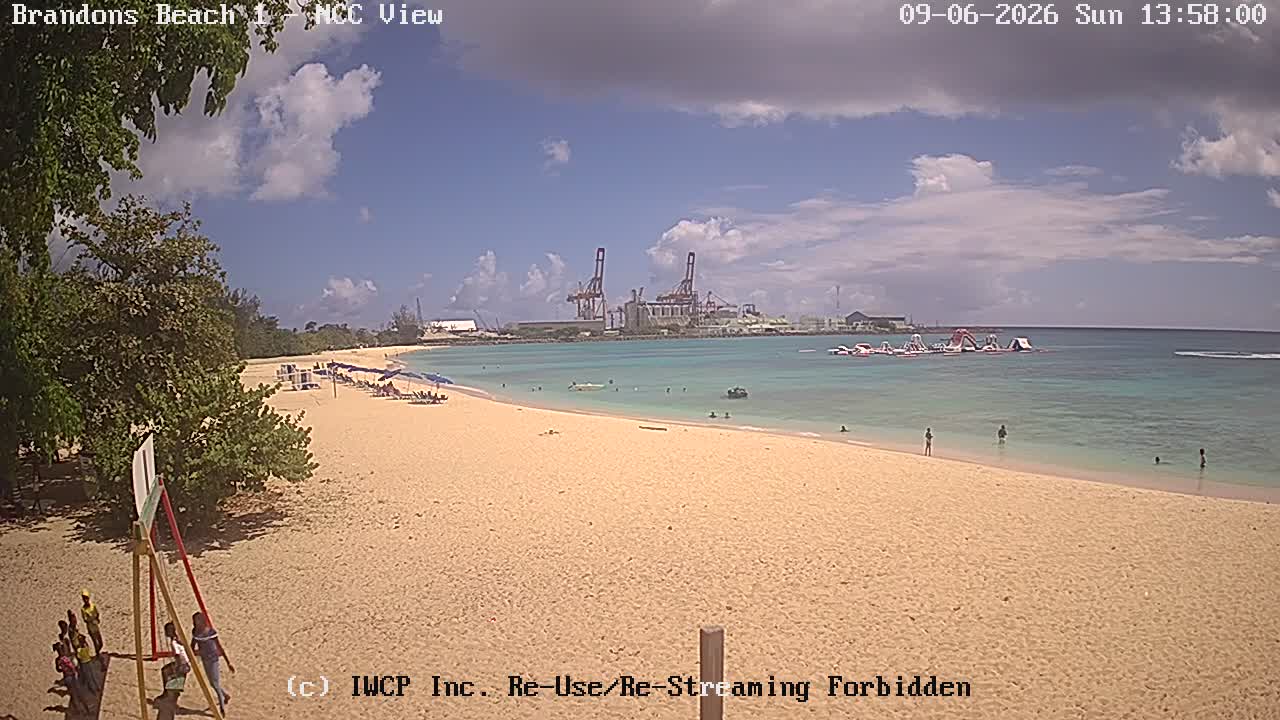View from the Brandons Beach camera