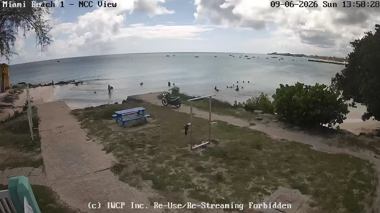 View from the Miami Beach camera